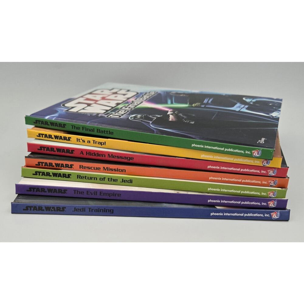 Lot of 7 Star Wars Story Reader Me Reader Books
